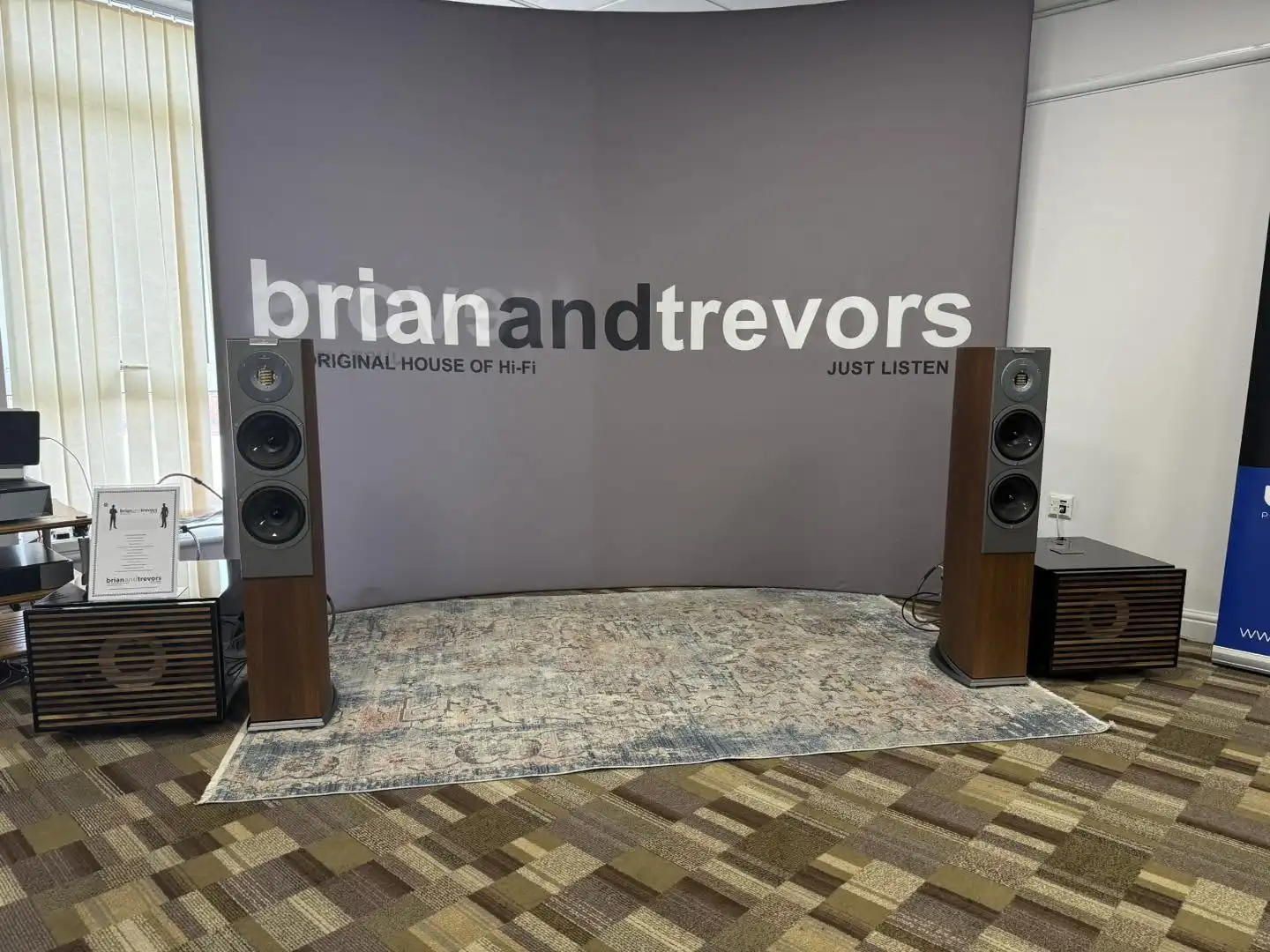 Brian and Trevors Hi-Fi demonstration room