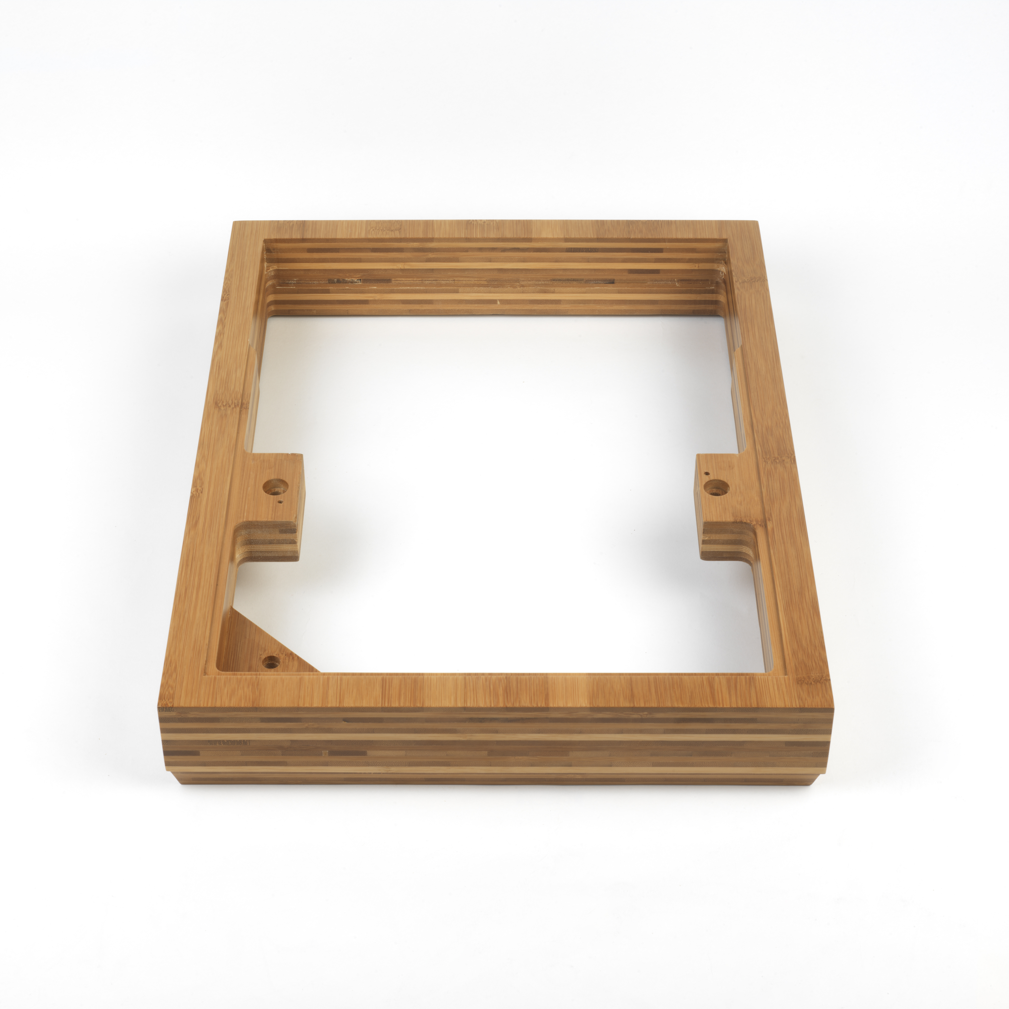 Top view of the Booplinth bamboo Linn Sondek LP12 plinth